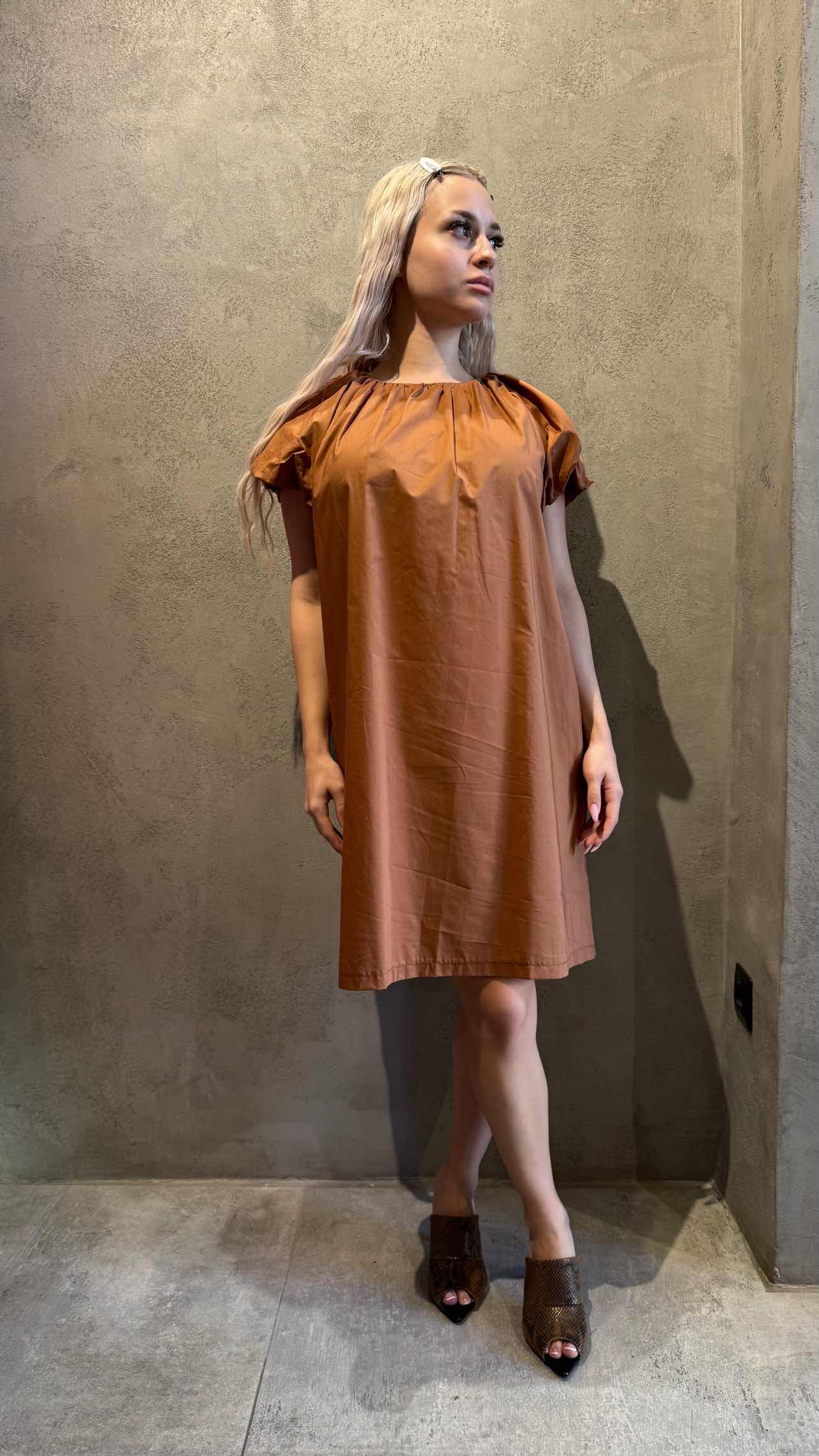 PENNY DRESS CHOCOLATE