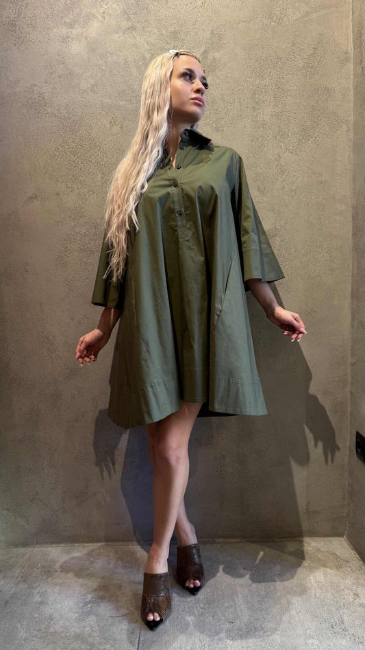 KRISSY DRESS KHAKI