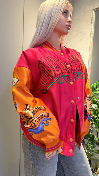 CANDIS LONG JACKET FUCHSIA