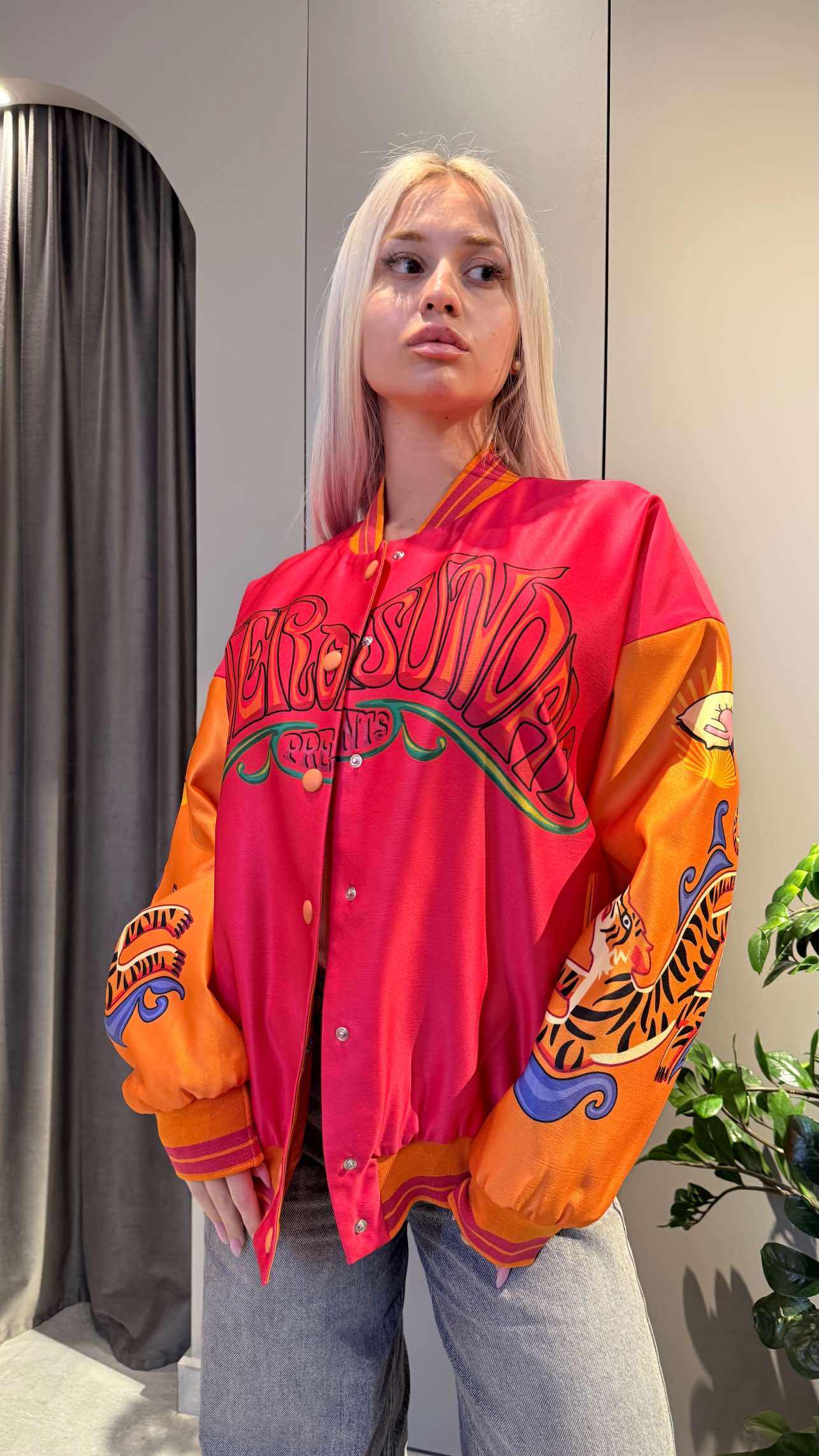 CANDIS LONG JACKET FUCHSIA