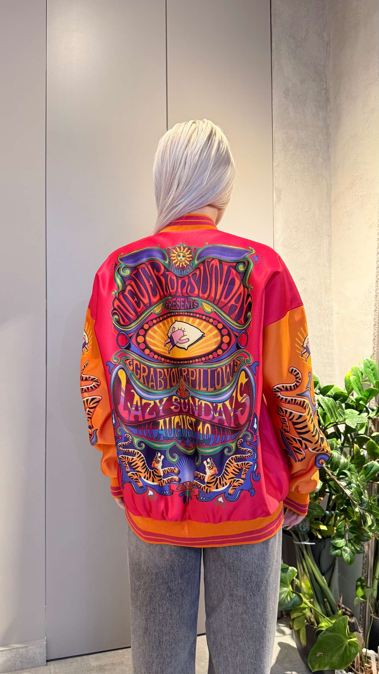 CANDIS LONG JACKET FUCHSIA