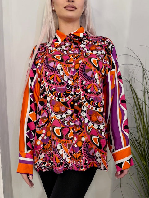 JANIS SHIRT FUCHSIA - Vesta Donna