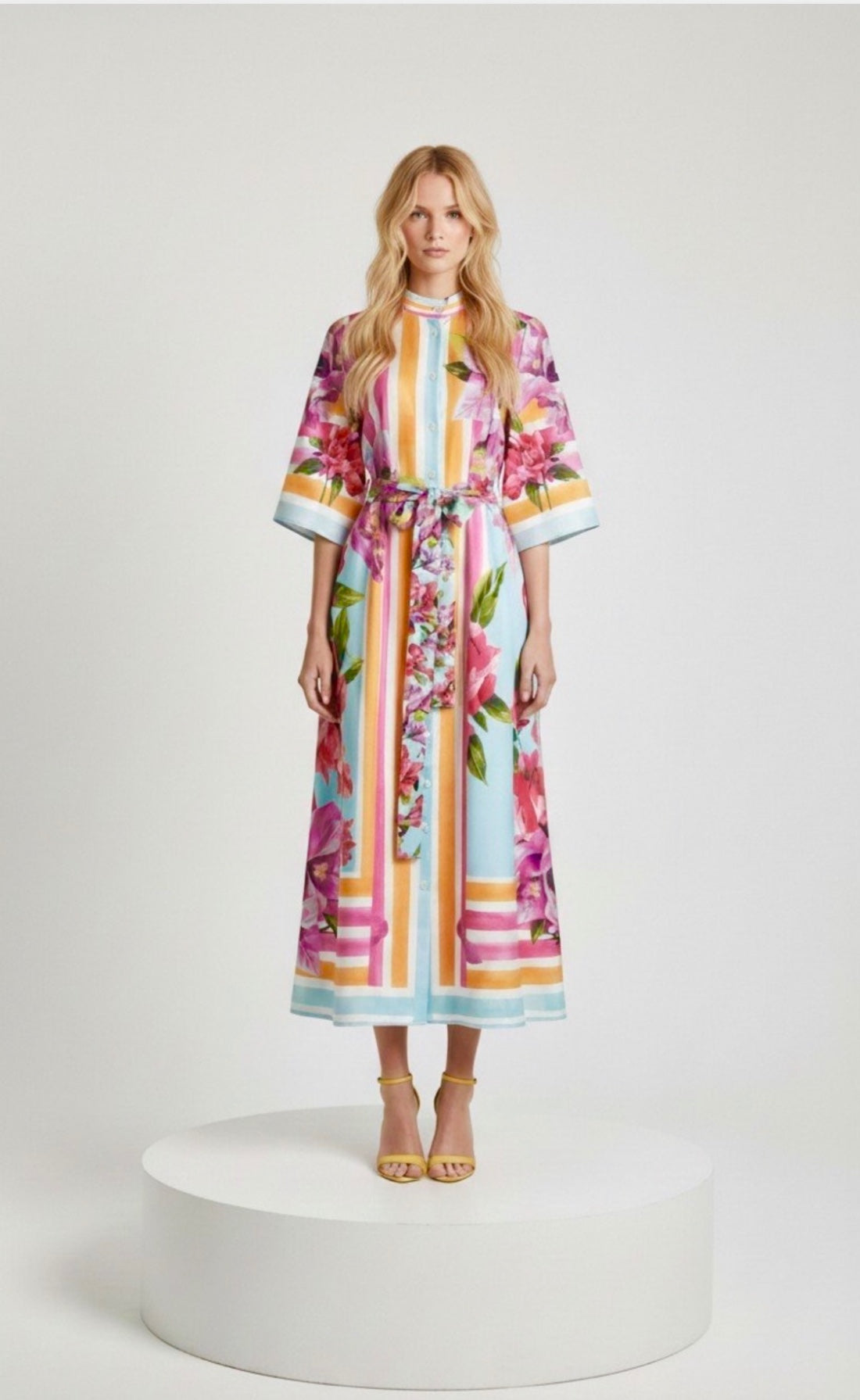  SOLARA BLOOM LONG DRESS - Vesta Donna 
