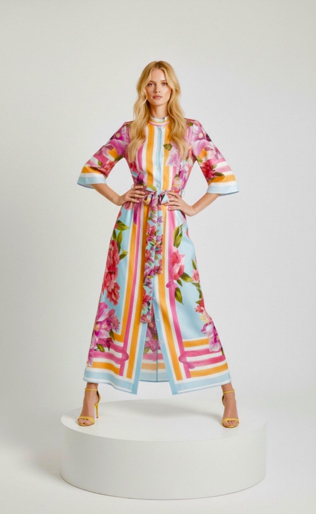  SOLARA BLOOM LONG DRESS - Vesta Donna 