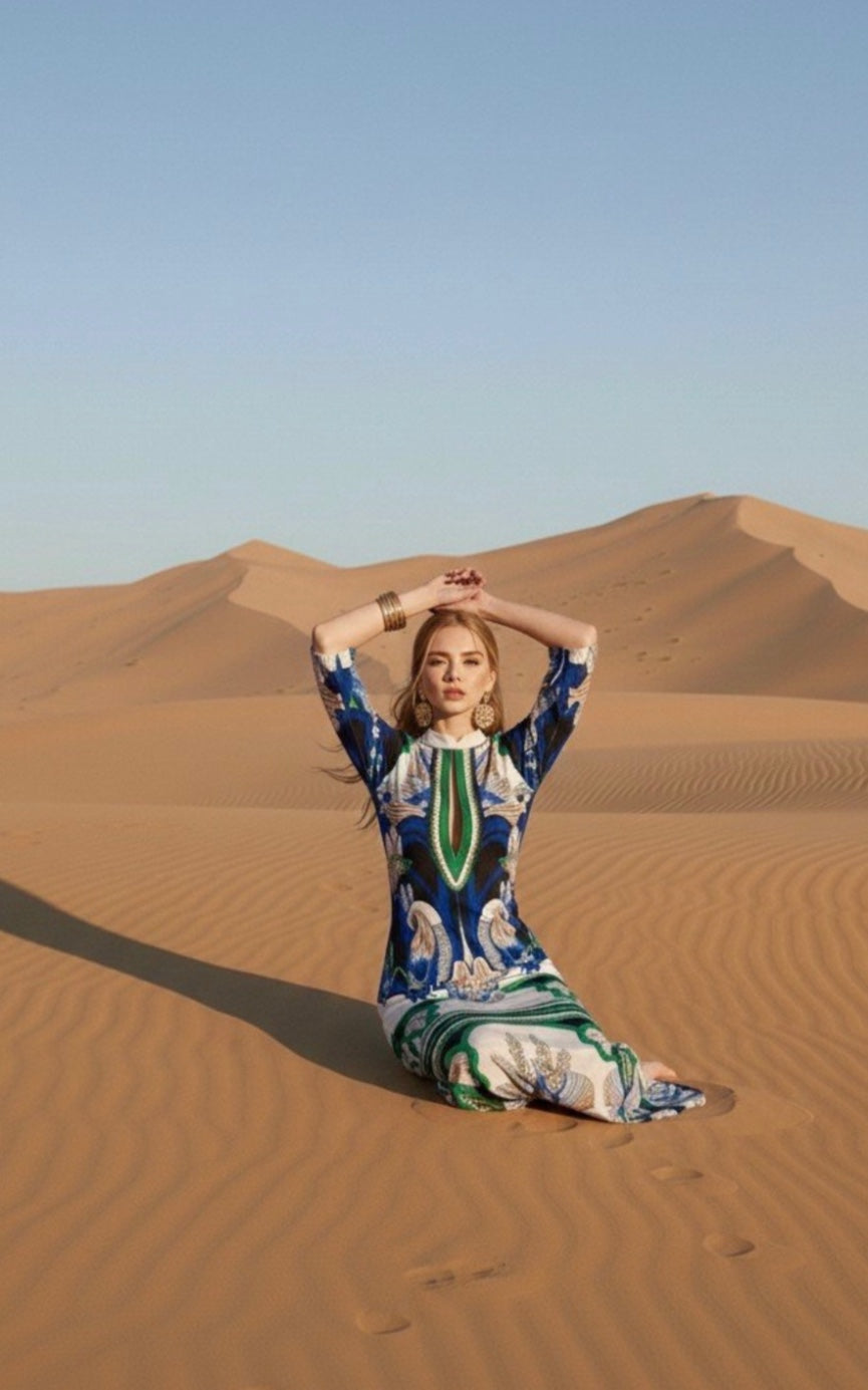  EXOTIC MIRAGE LONG DRESS - Vesta Donna 