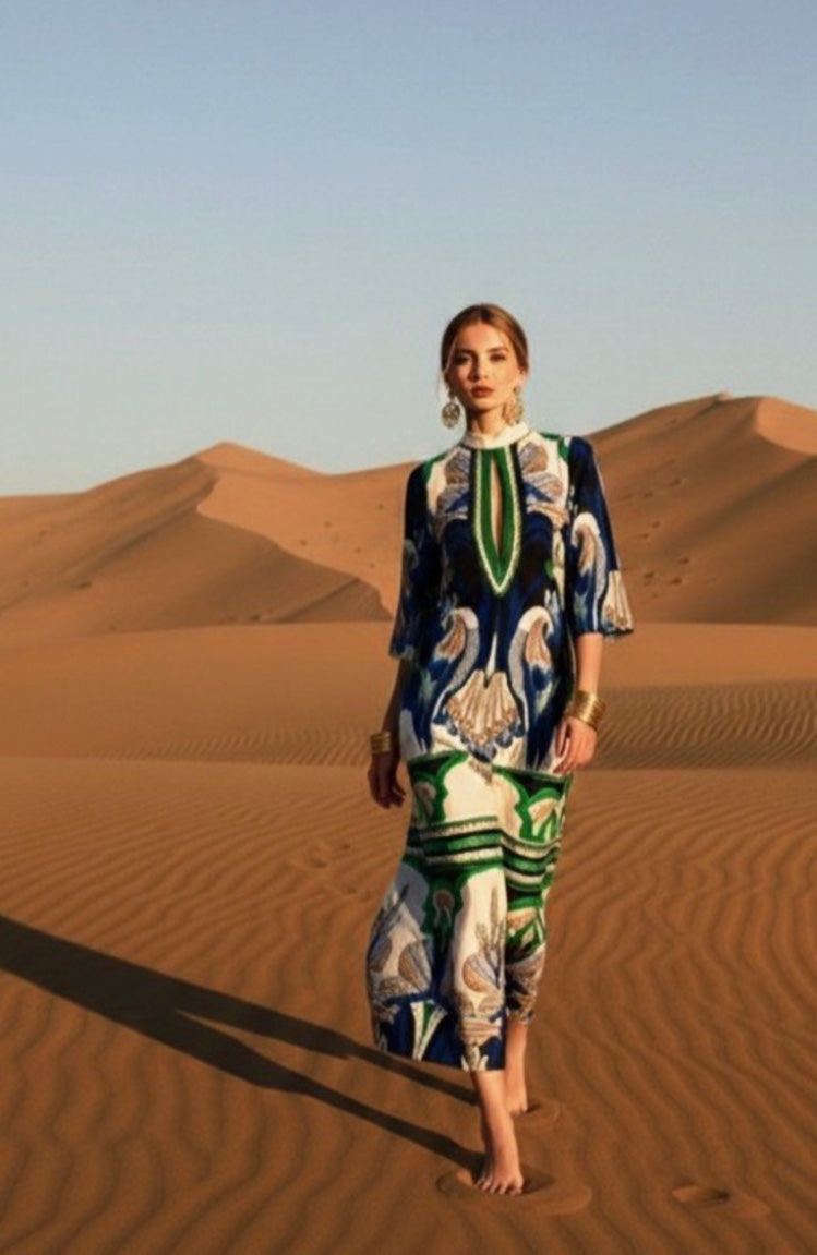  EXOTIC MIRAGE LONG DRESS - Vesta Donna 