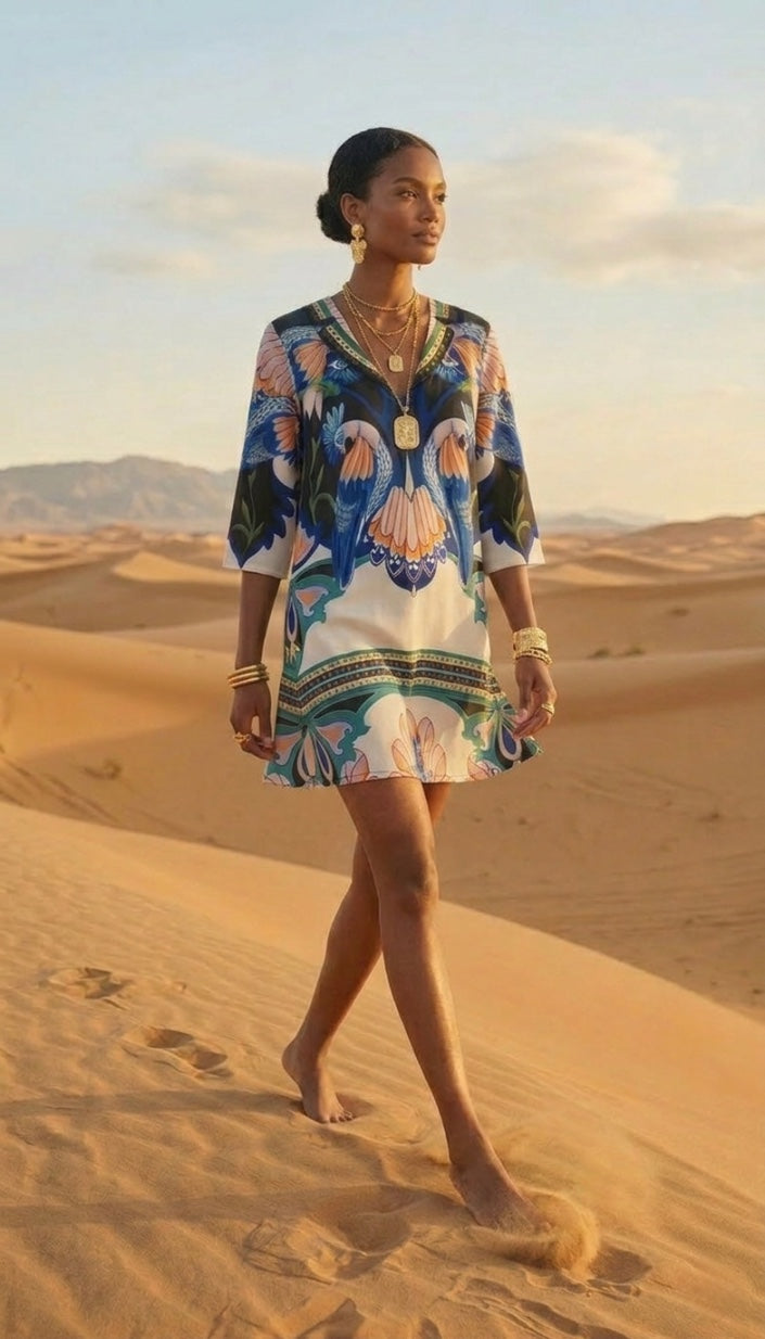 EXOTIC MIRAGE MINI DRESS