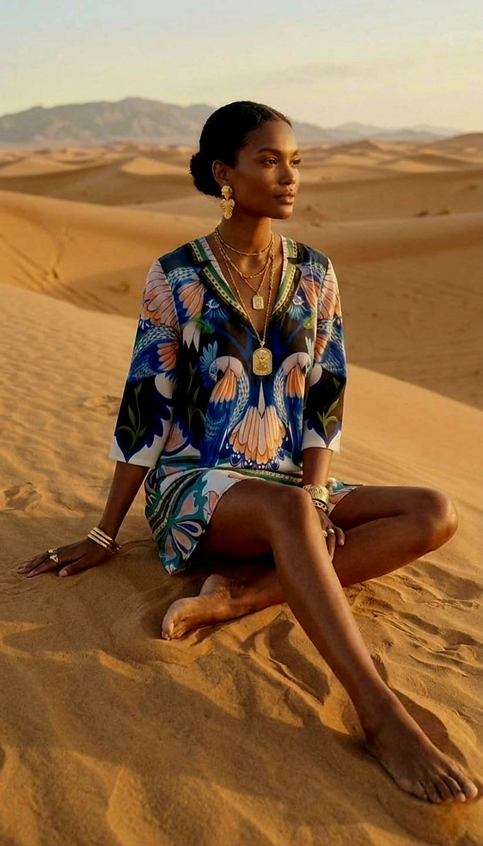 EXOTIC MIRAGE MINI DRESS