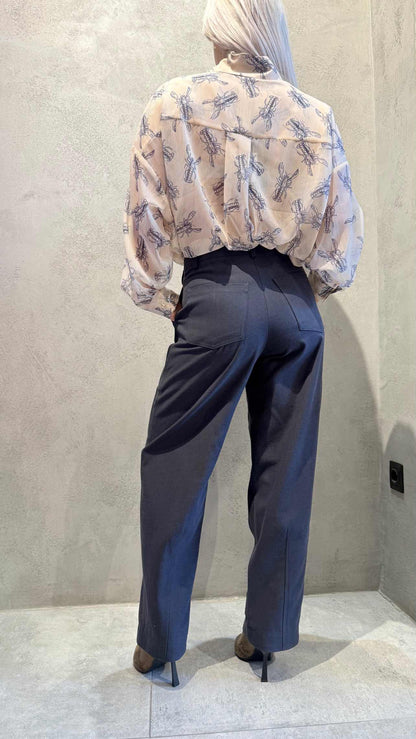  SORAYA PANTS BLUE - Vesta Donna 