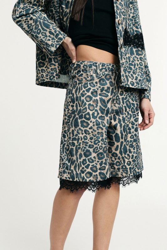 LEOPARD LACE SET