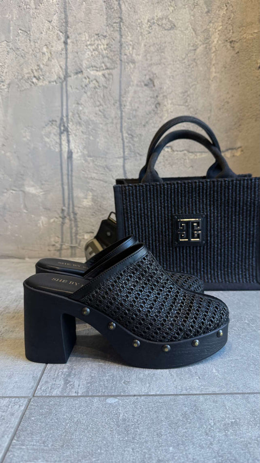 GAIA RAFFIA SABOT