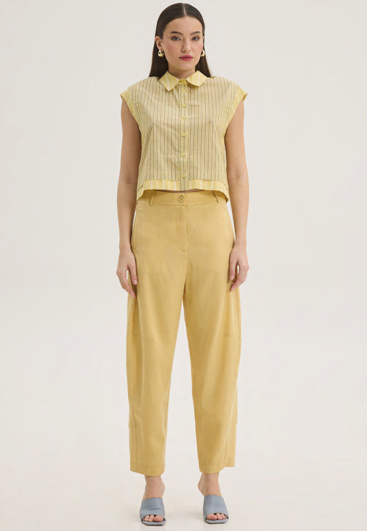 LOREN SLOUCHY PANTS MUSTARD