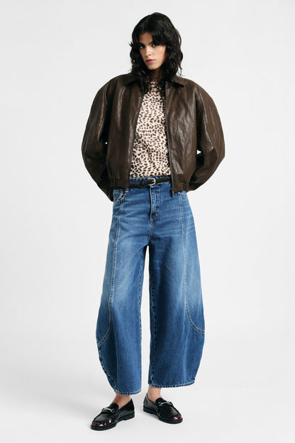 MILA BALLOON DENIM PANTS