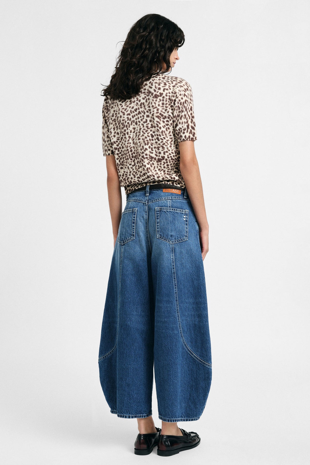 MILA BALLOON DENIM PANTS