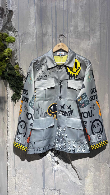 OUT OF LINE JACKET DARK GREY