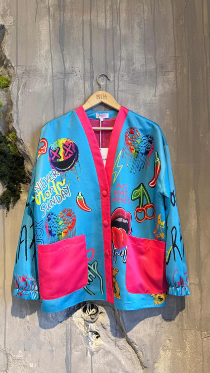 BETANY JACKET TURQUOISE