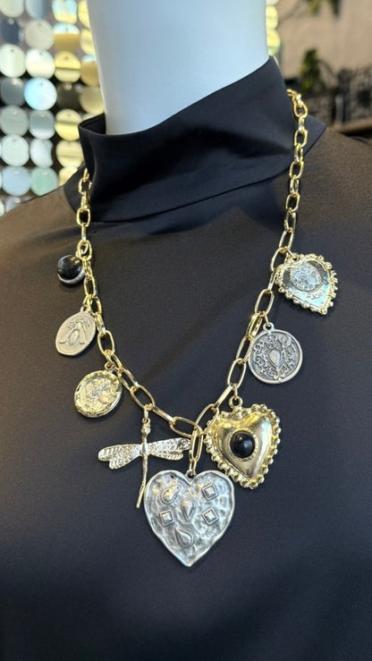 ΒΡΑΧΙΟΛΙ ΑΛΥΣΙΔΑ ΜΕ ΔΙΧΡΩΜΑ ΚΡΕΜΑΣΤΑ