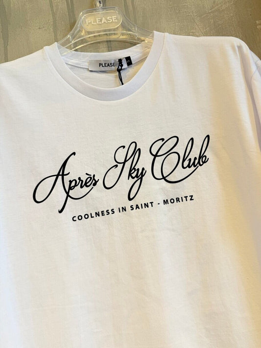 PLEASE CLUB T-SHIRT WHITE