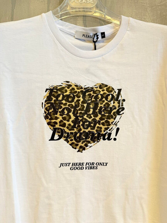 ANIMAL HEART T-SHIRT WHITE