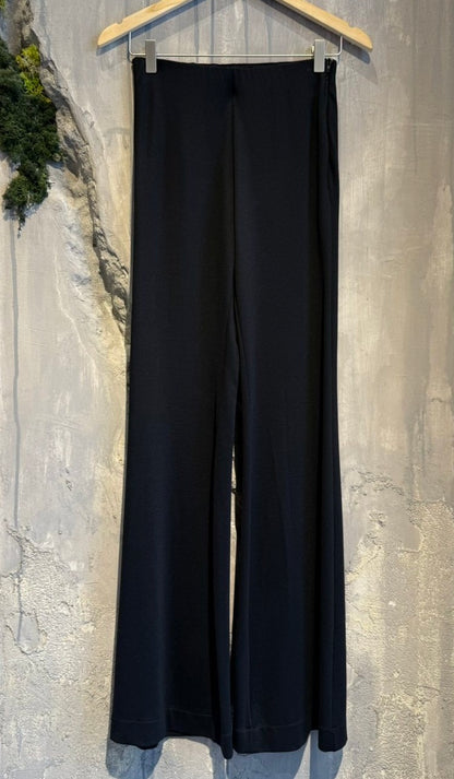  MAIA WIDE LEG PANTS BLACK - Vesta Donna 