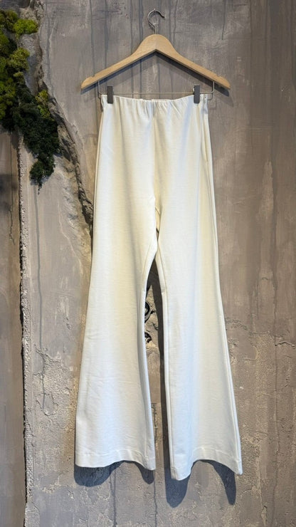  MAIA WIDE LEG PANTS ECRU - Vesta Donna 