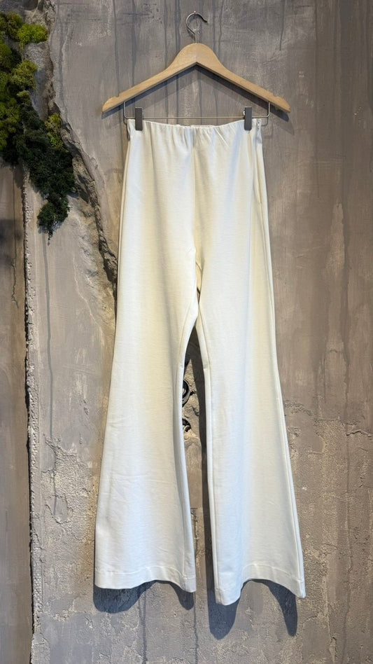  MAIA WIDE LEG PANTS ECRU - Vesta Donna 