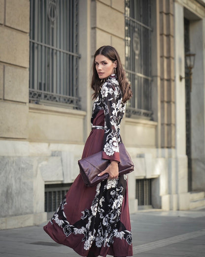 DARK CHOCOLATE DRESS