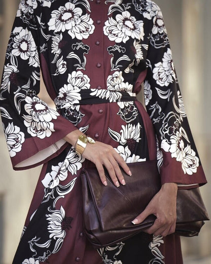 DARK CHOCOLATE DRESS