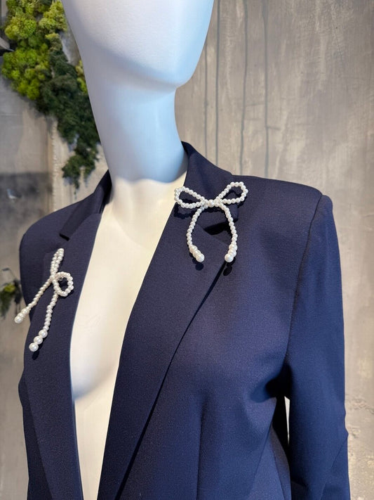 CLARA JACKET NAVY BLUE - Vesta Donna