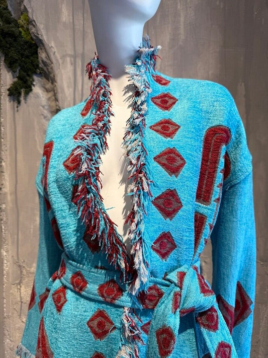 ELEA JACKET TURQUOISE - Vesta Donna