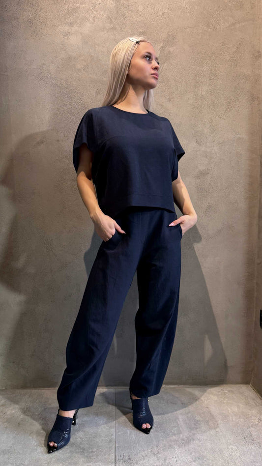 LORRIE TOP NAVY BLUE