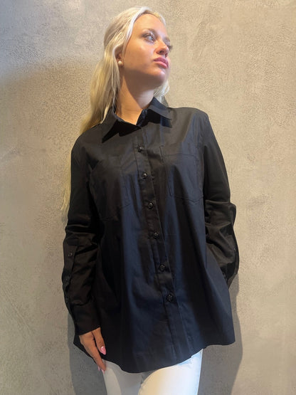 Moutaki AMELIA SHIRT BLACK - Vesta Donna 