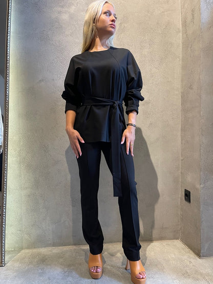 MAIA PENCIL PANTS BLACK