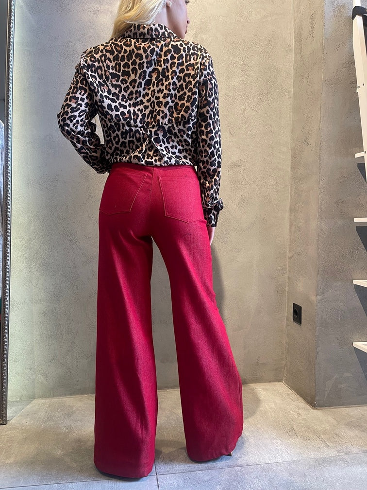  BILLIE PANTS RED - Vesta Donna 