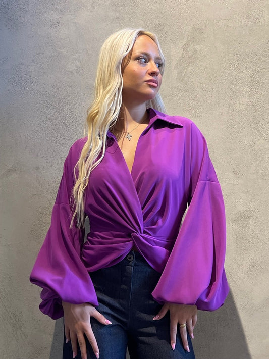 Moutaki CHLOE SHIRT MAGENTA - Vesta Donna