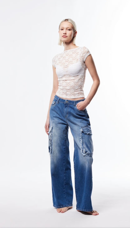 RENEE CARGO JEANS