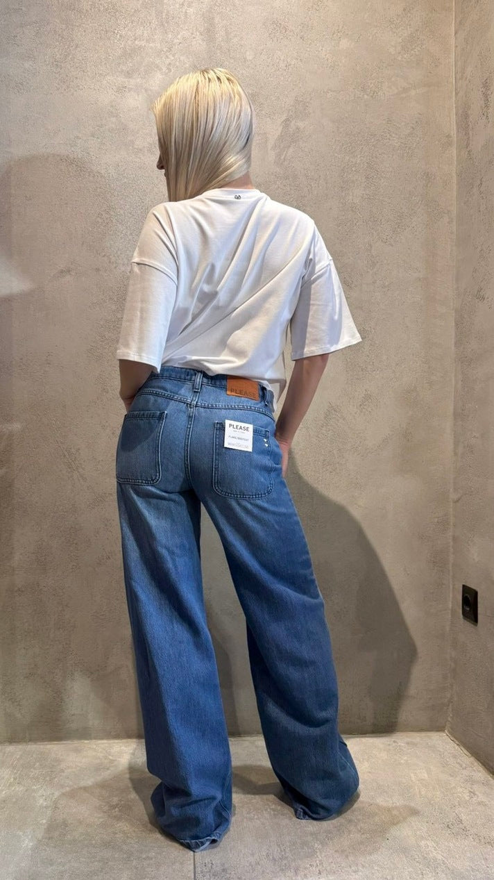 MELANIE WIDE LEG JEANS