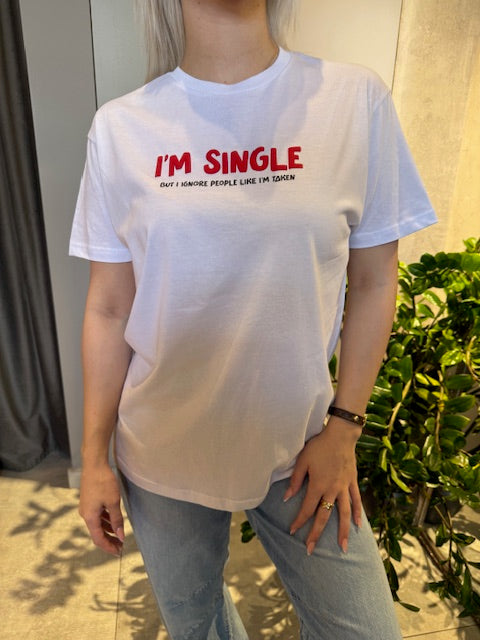 SINGLE T-SHIRT WHITE