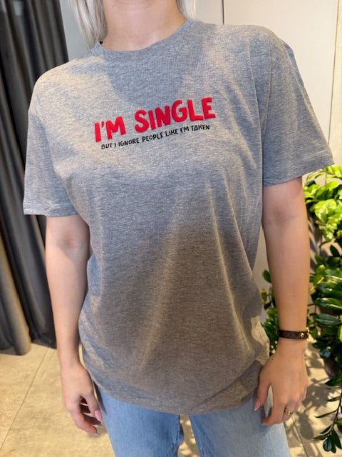 SINGLE T-SHIRT GREY