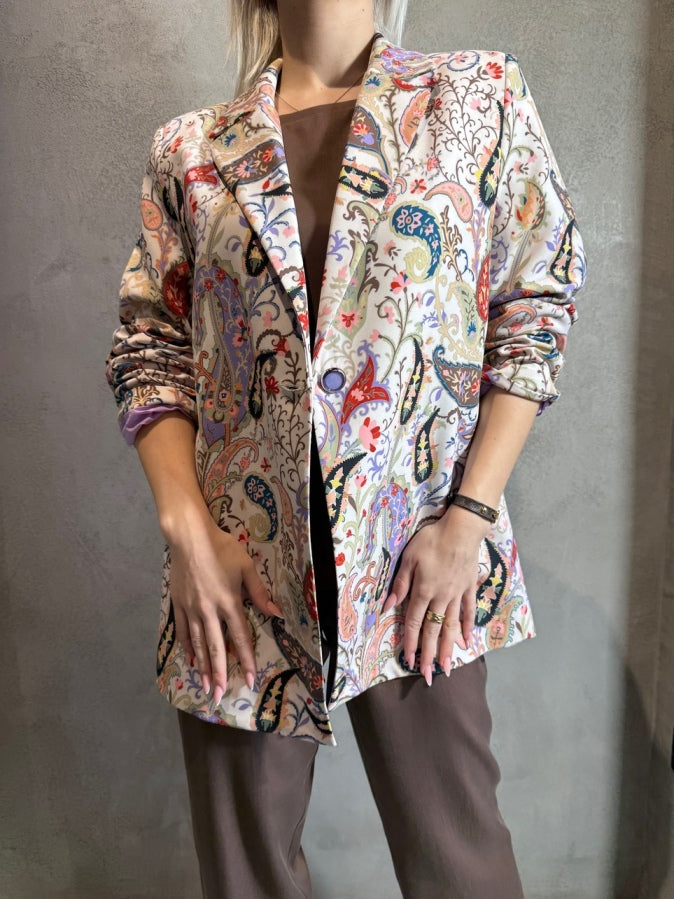 ZOE OVERSIZED JACKET PAISLEY