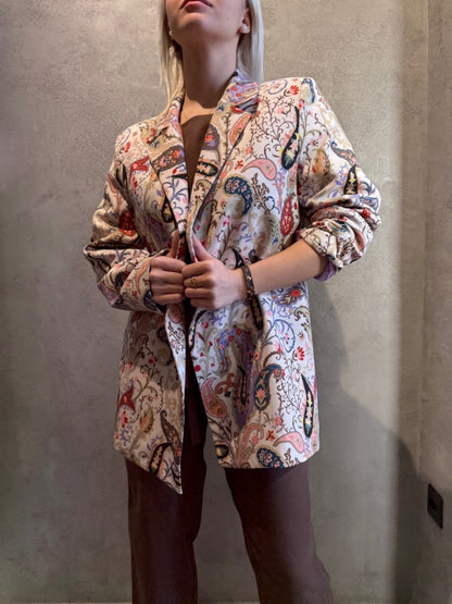 ZOE OVERSIZED JACKET PAISLEY