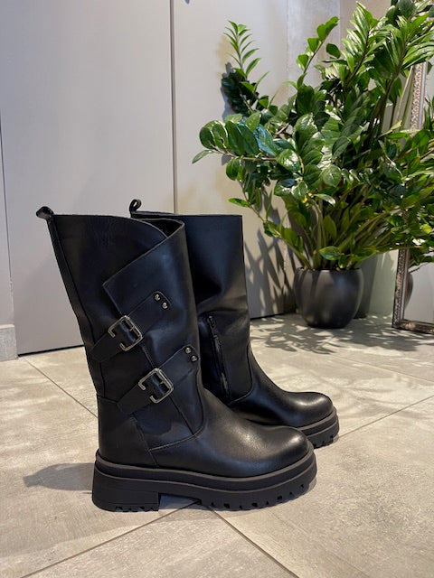 Italians CHOKER BIKER  BOOTS - Vesta Donna