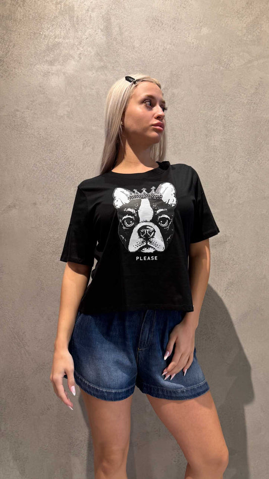DOGGY T-SHIRT BLACK