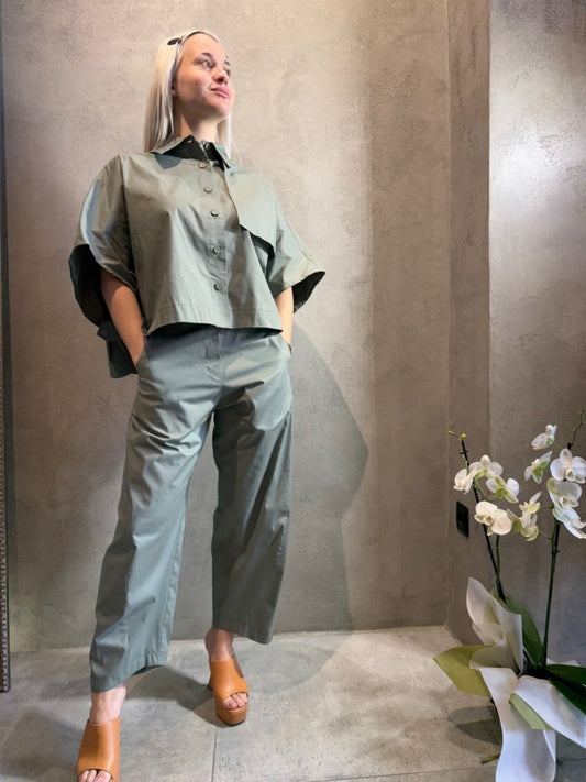 MEERIE PANTS KHAKI - Vesta Donna