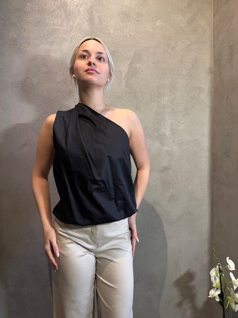 KRISSY TOP BLACK - Vesta Donna