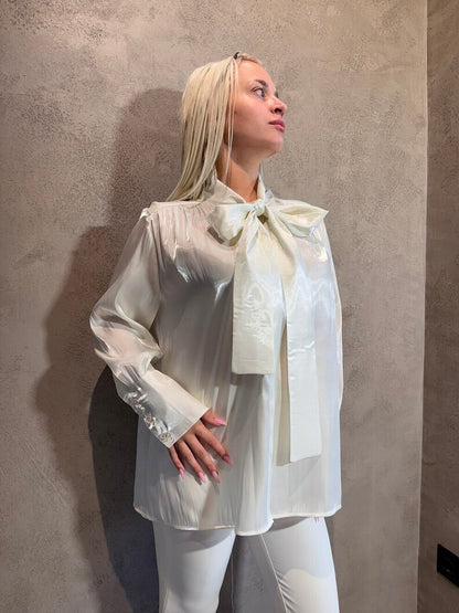  BRIGHT SHIRT ECRU - Vesta Donna 