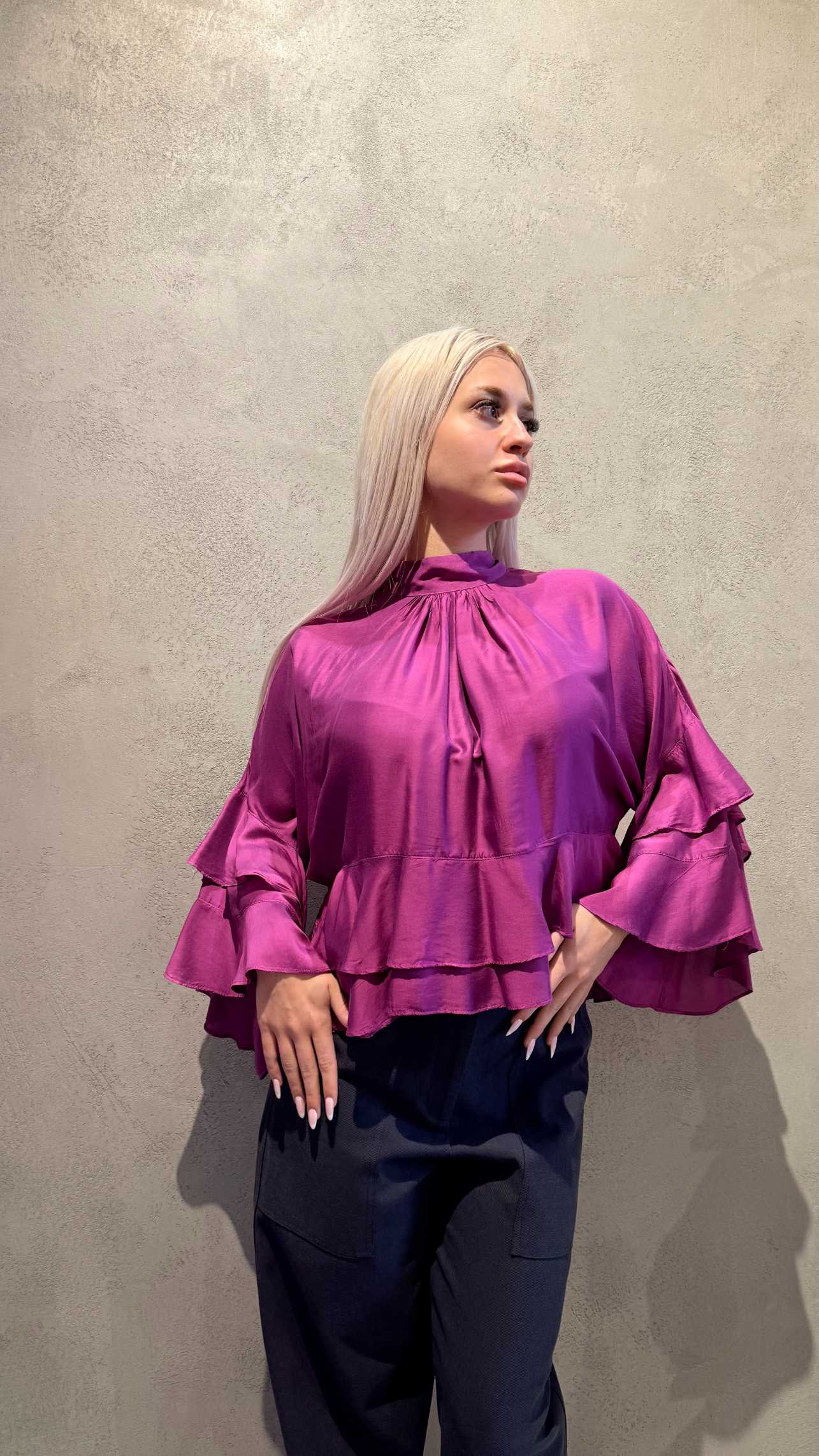  NALA TOP PURPLE - Vesta Donna 