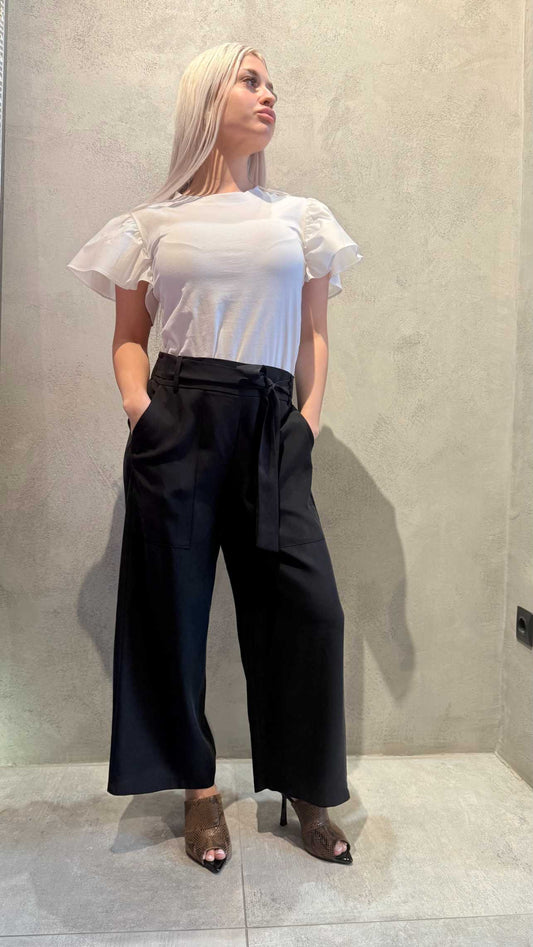 SOPHIA CROP PANTS BLACK