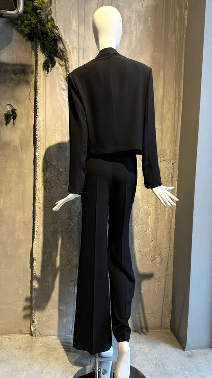  MODERN BLACK CROP SET - Vesta Donna 