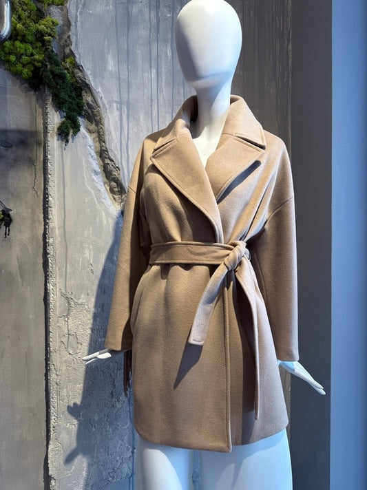  MONIA COAT BEIGE - Vesta Donna 